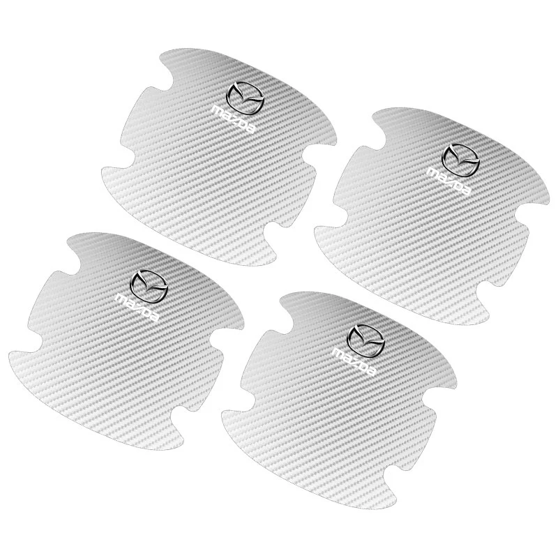 

4 шт., автомобильные наклейки на дверные ручки Mazda 3 6 CX5 2 CX3 CX9 MX5 RX8 Axela Demio Atenza MS GJI GH BK MP