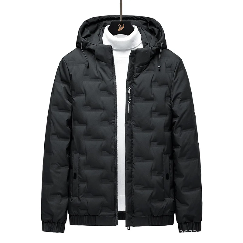 Men's Down Jacket Light and Short New Winter Fashion Hooded Coat Handsome Men's Clothing