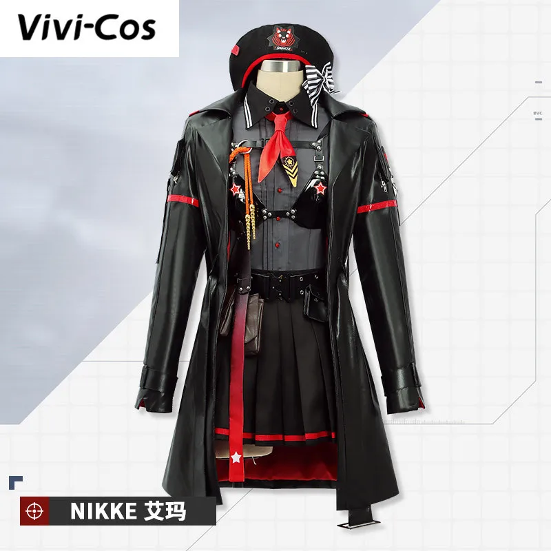 

Vivi-Cos игра NIKKE, богиня победы, Эмма, сексуальный крутой женский костюм для косплея, модный стиль, искусственная игра, новая модель