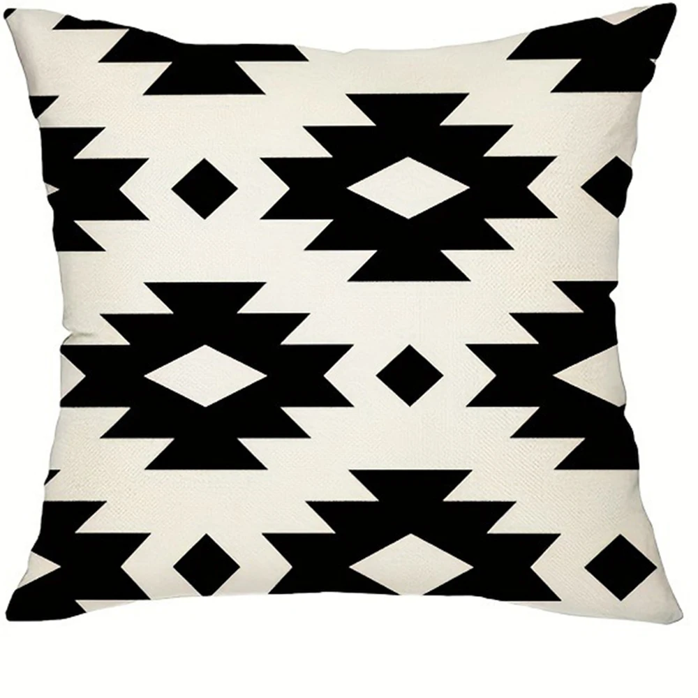 Modern fashion home decoration pillowcase geometric pattern design living room sofa cushion cover room decoration