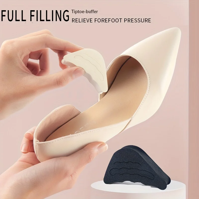 5Pairs Forefoot Insert Pad for Women High Heels Toe Plug Half Sponge Shoes Cushion Feet Filler Insoles Anti-Pain Shoe Pads