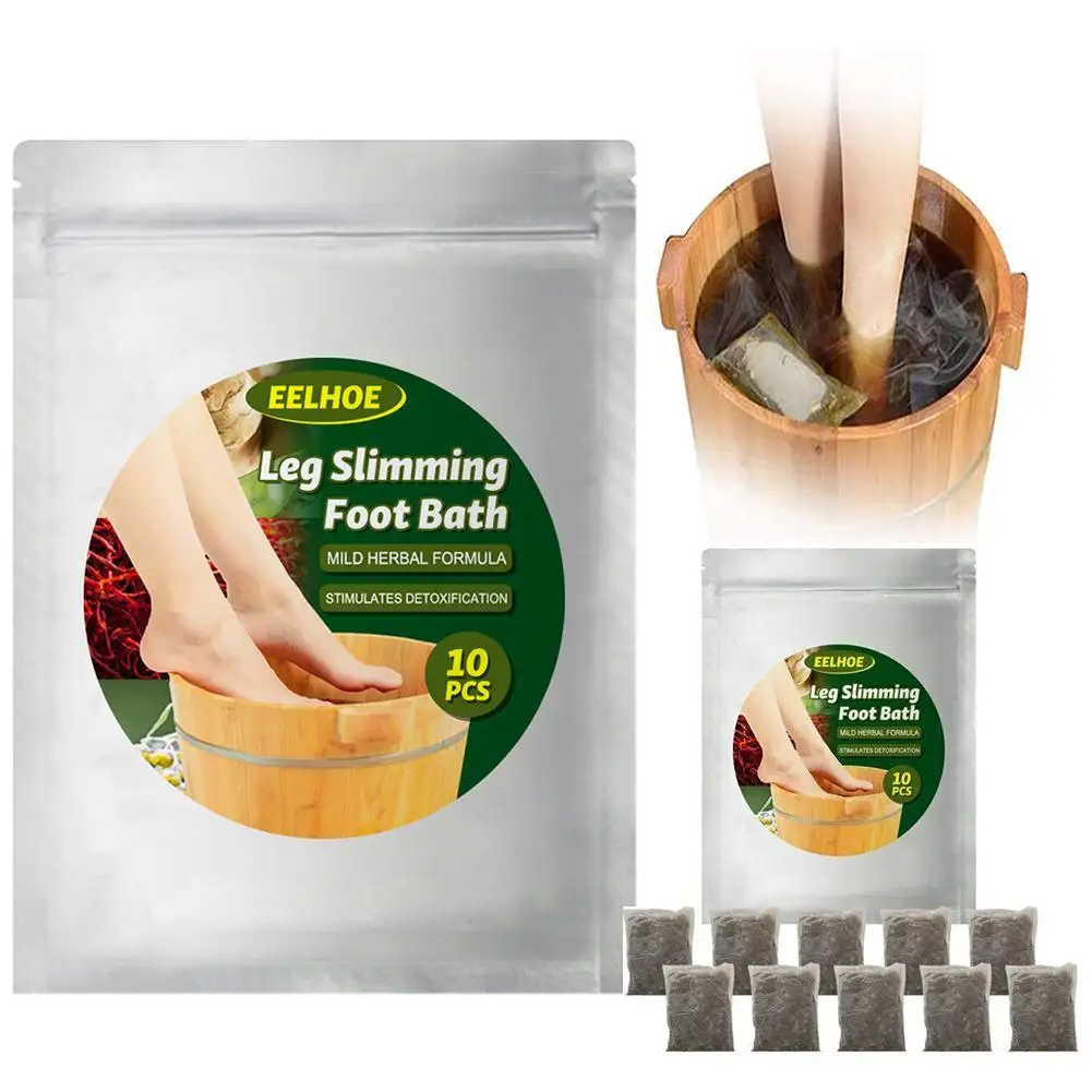 10pcs Wormwood Herbal Foot Bath Pack Lympatic Drainage Ginger Soak Hot Bathing Relax Detox Health Care |