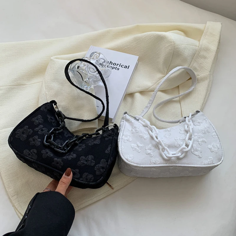 

Fashion Lace Shopping Bag Retro Casual Women Totes Shoulder Bags Female PU Cloud Versatile Handbag For Women 2022