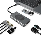 Док-станция для Macbook PRO, 15 в 1, USB Type-C, 3,5 мм