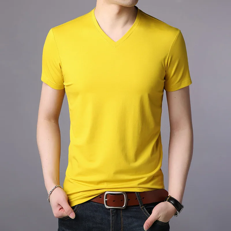 

SS5129-Men's short-sleeved t-shirt trend clothes new half-sleeve T-shirt