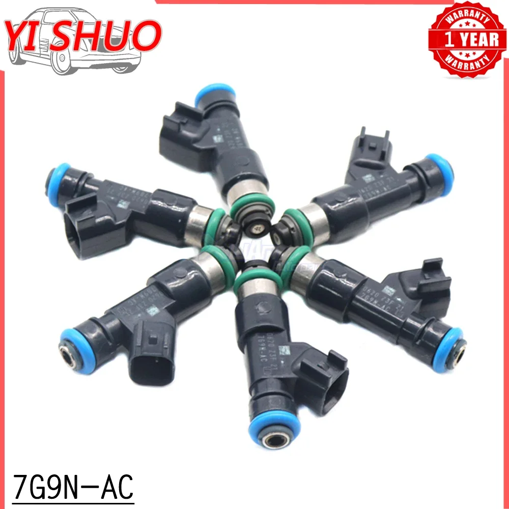 6 шт. Автомобильные топливные форсунки 7G9N-AC для Volvo XC60 XC70 S60 S80 V6 V60 V70Ford F250 F-150 7G9NAC