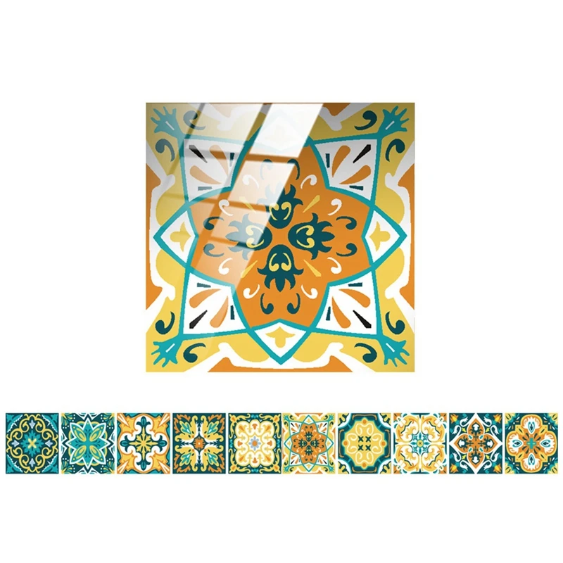 

Modern PVC Peel And Stick Tile Stickers Waterproof Wallpaper Crystal Tile Self-Adhesive Wall Stickers Home Decoration