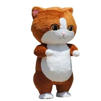 inflatable cat mascot costume cartoon full body plush fur suit cosplay suits fancy dress for entertainments marketing