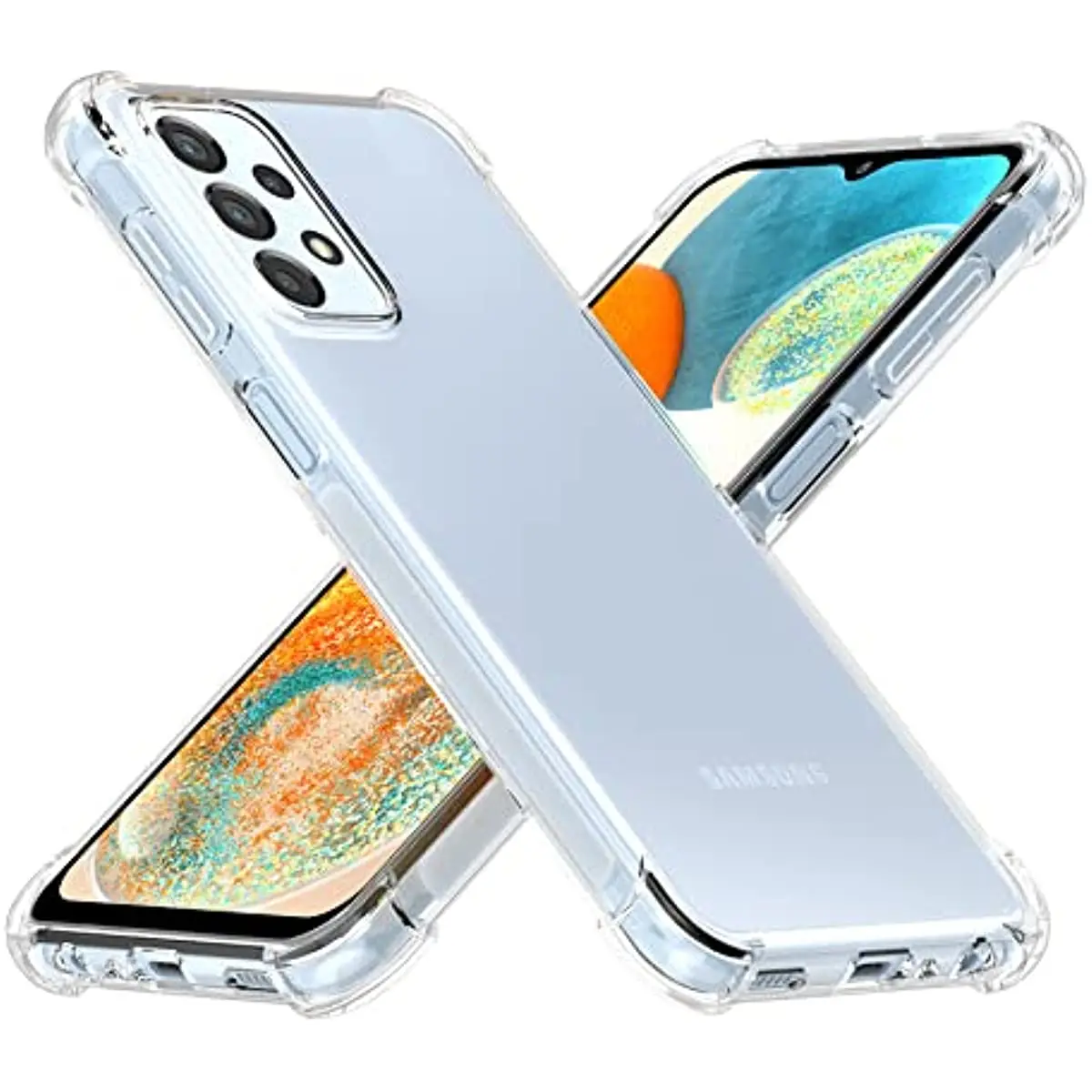 

For Samsung Galaxy A23 A13 A33 A53 Case Clear Shockproof Slim Ultra-Thin Soft TPU Silicone Anti-Drop Phone Cover Galaxy A33 5G