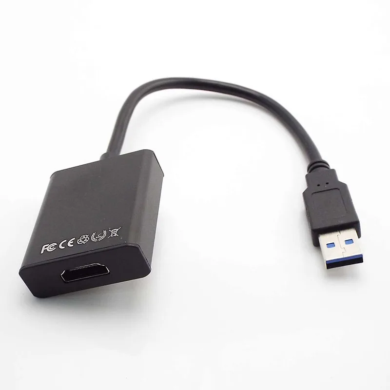 

HD 1080P USB 3,0 к HDMI-совместимый преобразователь, многоэкранный адаптер для ПК, ноутбука, проектора HDTV, ЖК-дисплей с бесплатным драйвером Q1