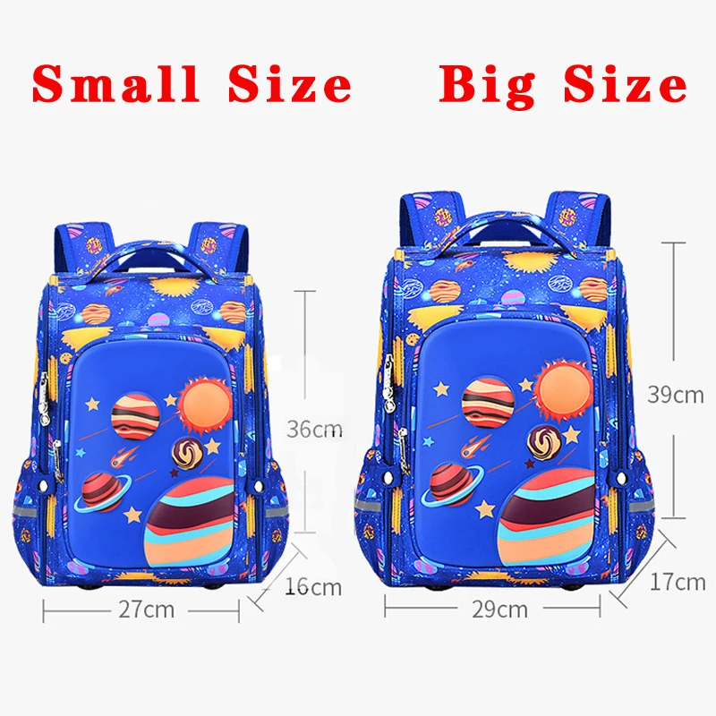 Primary School Backpack 3D Cartoon Cute Children's School Bags for Girls Boys Orthopedic Students Waterproof Book Bags mochila