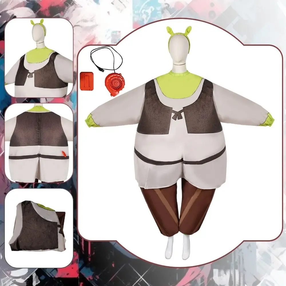 Фантазия Монстр Фиона Косплей Надувной Костюм Маскировка для Мужчин Женщин