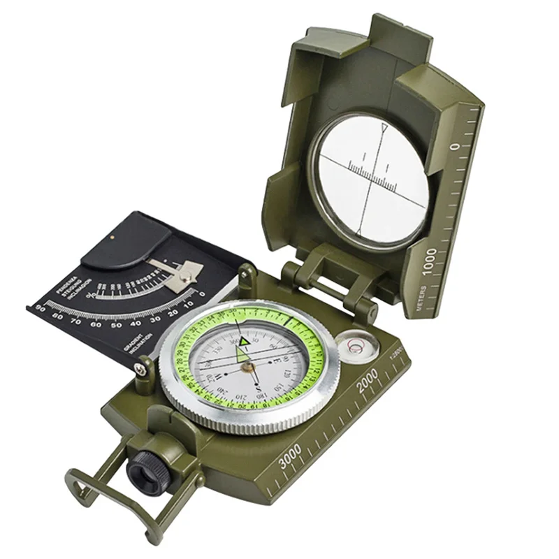 

Mulitifunctional Compass Outdoor Survival Military Compass Camping Waterproof Geological Compass Digital Navigation Equipment