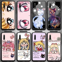 sailor moon phone case for huawei honor 30 20 10 9 8 8x 8c v30 lite view 7a pro