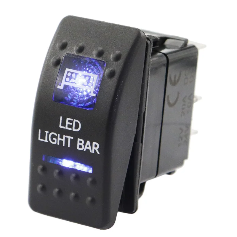 

Hexiang Car Recreational Vehicle Modification Switch/ Yacht Modification Switch /Boat-Shaped Switch/WithLEDWork Lights