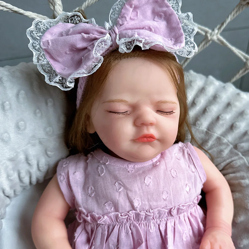Кукла реборн Реалистичная силиконовая 48 см 19 дюймов