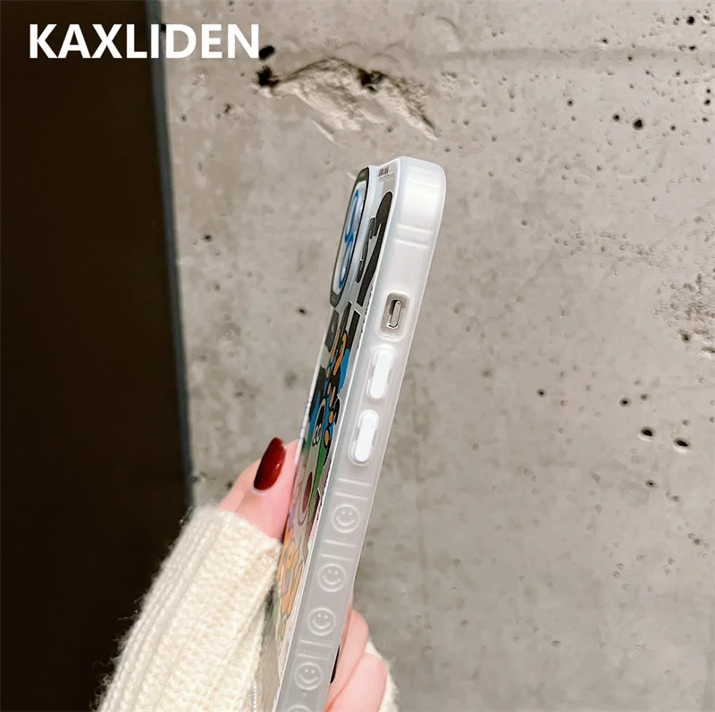 Забавный мультяшный чехол для телефона с собакой iphone 13 12 11 Pro Max мягкий покрытием и