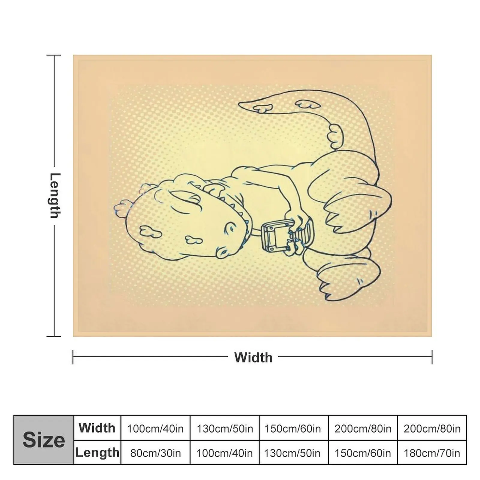 Игровое одеяло Reptar постельное белье мягкие одеяла