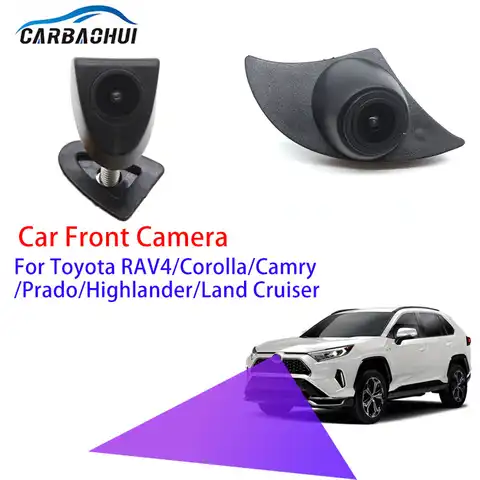 Автомобильная парковочная камера ночного видения CCD HD с логотипом для Toyota RAV4 Corolla Camry Prado Highlander Land Cruiser высокое качество