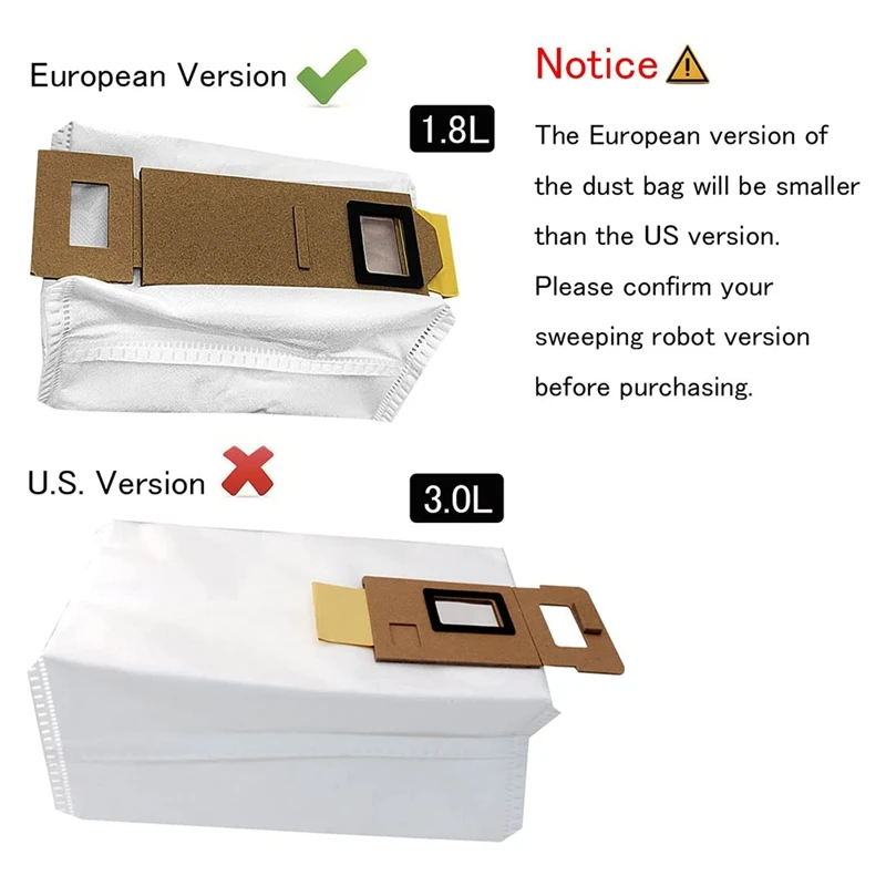 Акция! Вакуумный мешок с щеткой для Roborock S7 8 шт. сменный пыли Xiaomi T7S Plus уборочная
