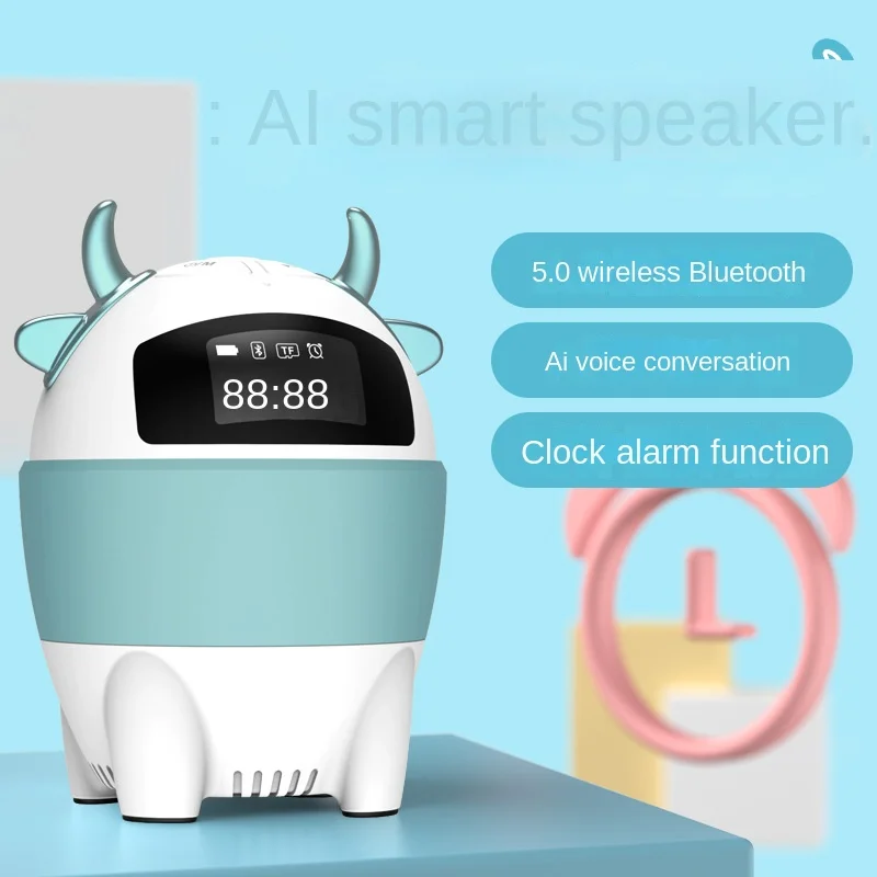 

Creative New Intelligent AI Voice Bluetooth Audio Private Model TF Card Connected To Computer LOGO Customized Company Gifts