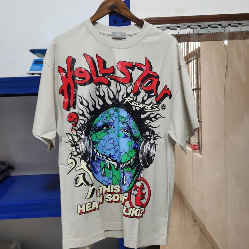 

Hellstar T-shirts Street Hip Hop Fashion Alphabet Print HELLSTAR Short Sleeve T Shirt Summer Men Women Top Tee Real Photo