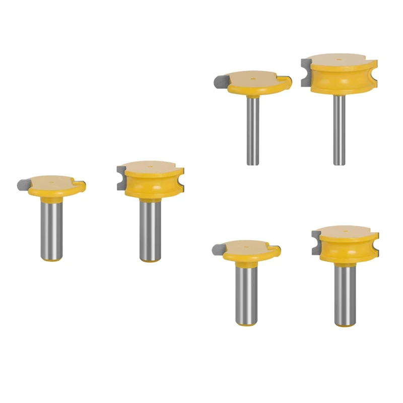 

2 Pcs Shank Router Bit Set Woodworking Tungsten Cobalt Alloy Wood Tenon Cutter Milling Bits Tools