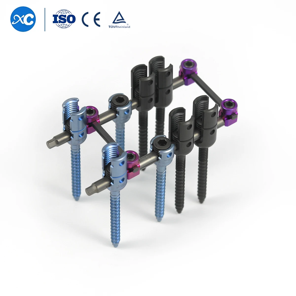 

New Design 6.0 Titanium Rod System Lumbar Screw Polyaxial Pedicle Screws For Spine Surgery