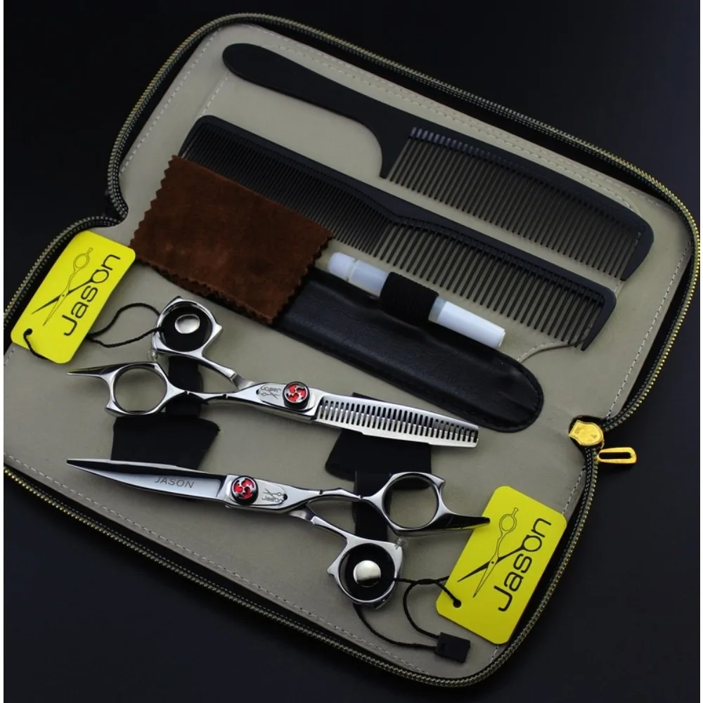 

Профессиональные Парикмахерские ножницы 5,5 дюйма, набор высококачественных ножниц для стрижки, филировки, парикмахерских салонов