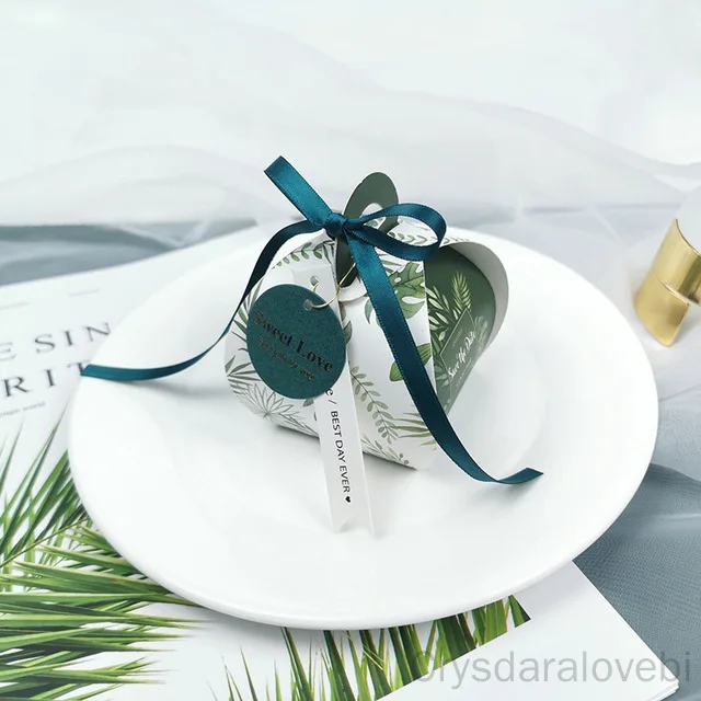 

50/20pcs Wedding Gifts European-style Candy Box Creative Mori Marriage Engagement Personality High-end Paper Candy Box