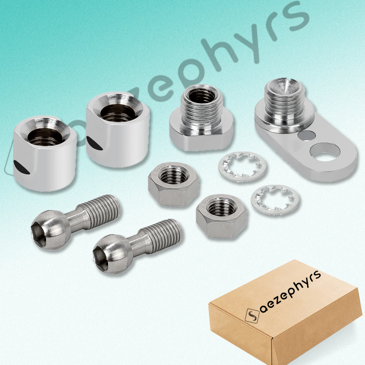 

Комплект поворотного крепления для переноса переднего указателя поворота на мотоцикл Harley Softail Sportster XL883 1200 Dyna Su