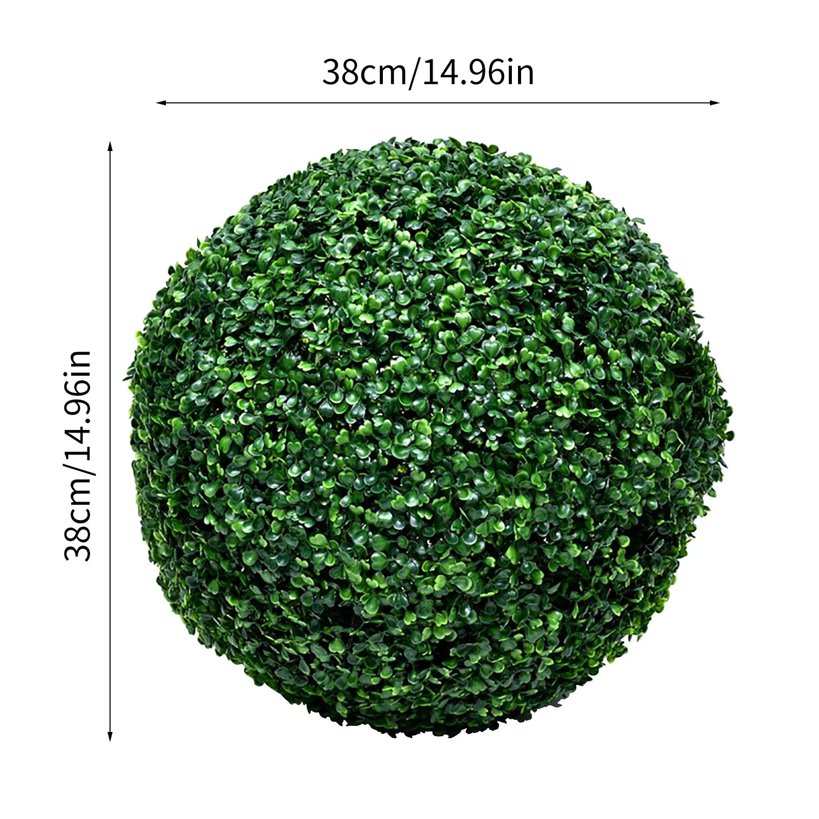 

Verdi Finto Palla BUXUS Sfera Decoration Sintetica BOSSO Artificiale Foglie Artificial flowers