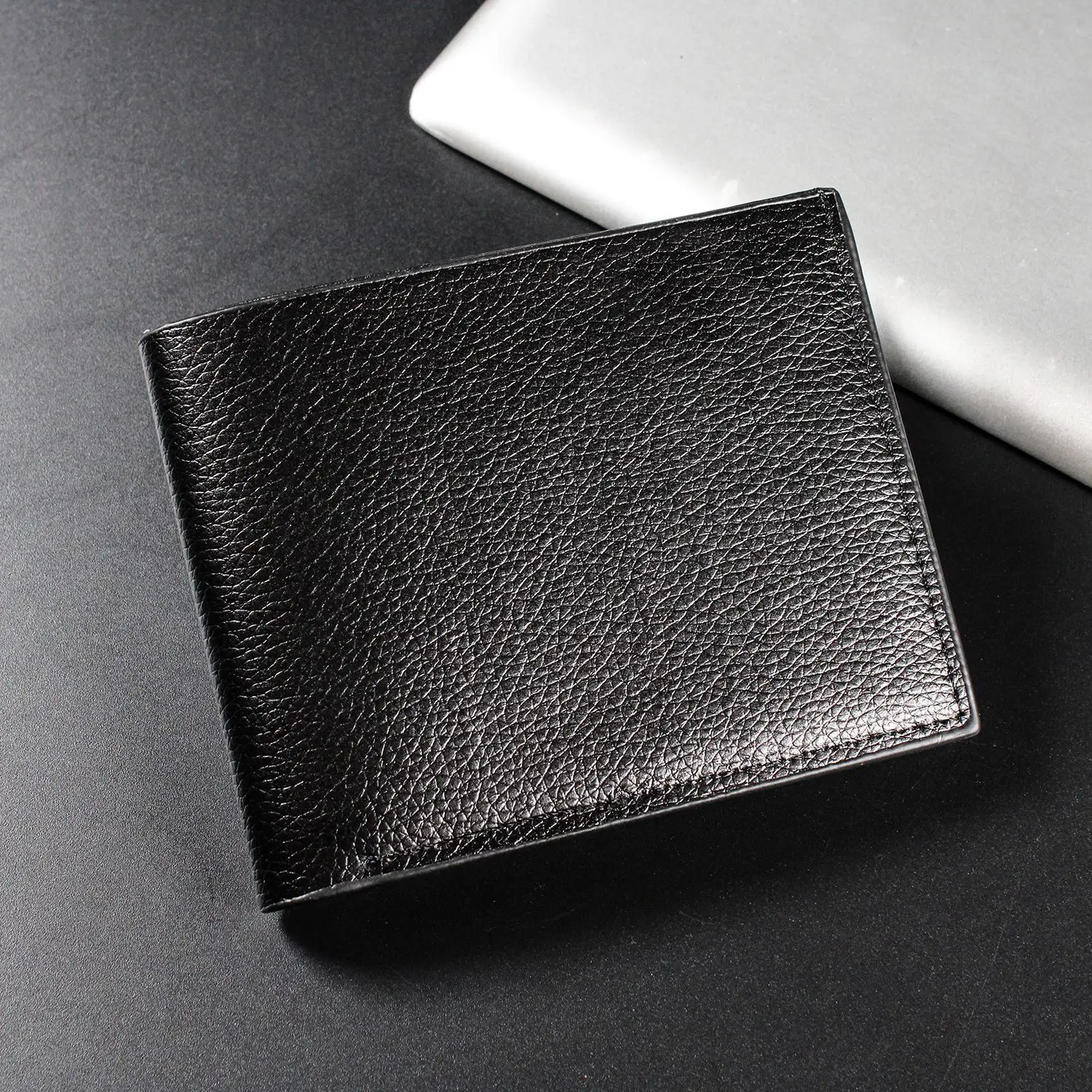

Cowhide Wallet Cowhide Cards Inserts Purses Business Foldable Men Money Leather Bag Slim Purses Wallets Holder Credit Coin