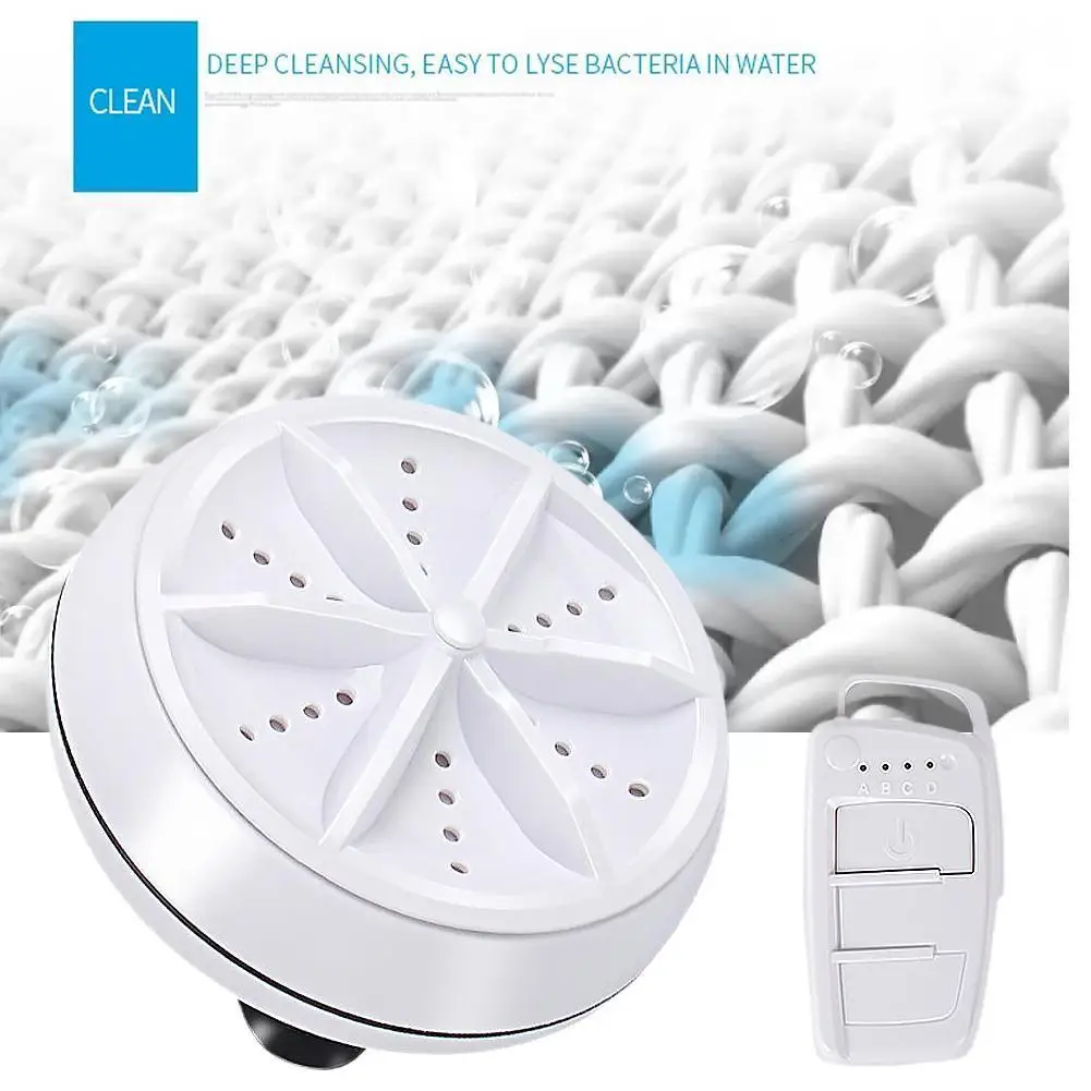 

Ultrasonic Cleaning Machine Portable Folding Washing Machine Usb Mini Washing Laundry Household Machine O5x5