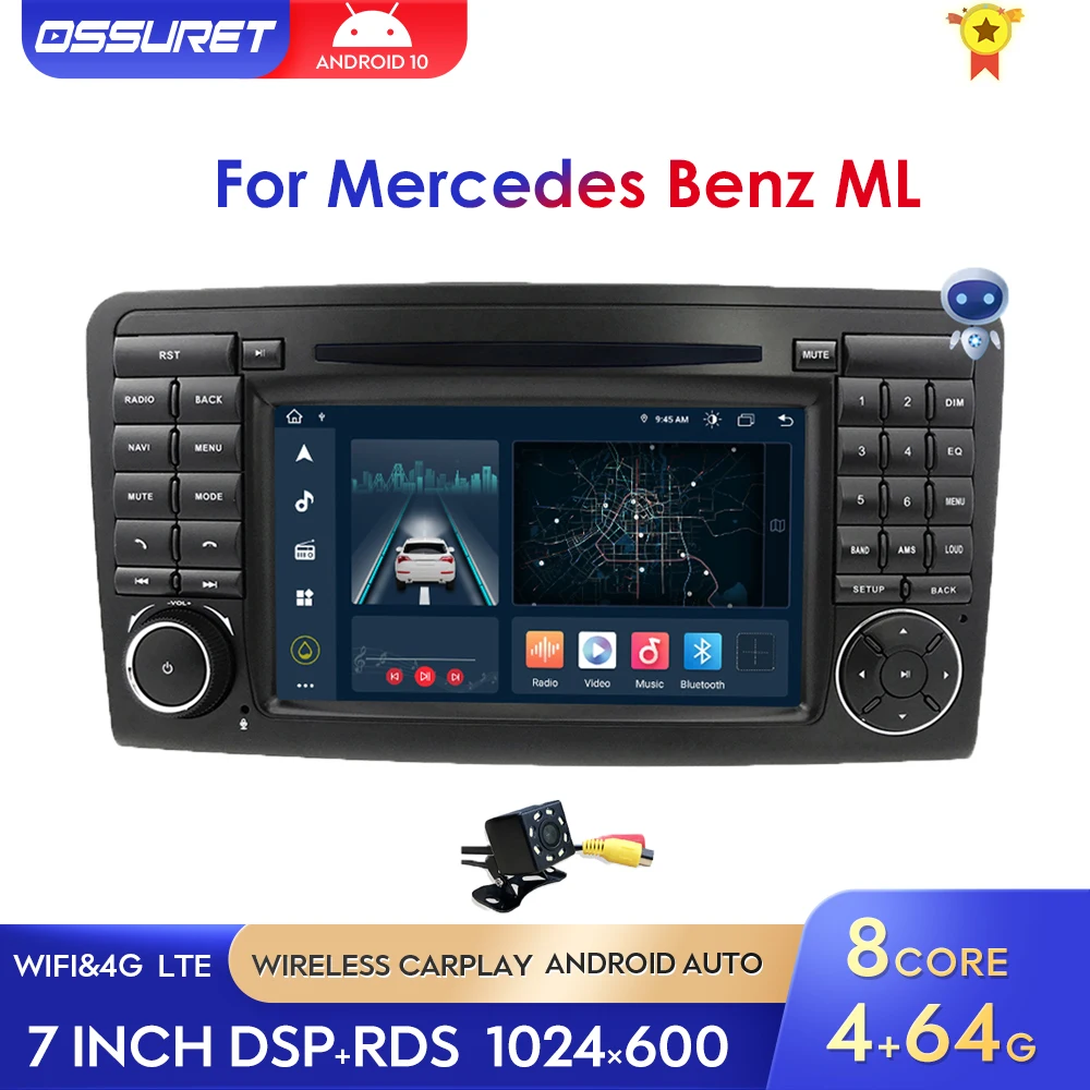 

Мультимедийная система для Mercedes ML W164 ML350 ML300 GL500 ML320 ML280 GL350