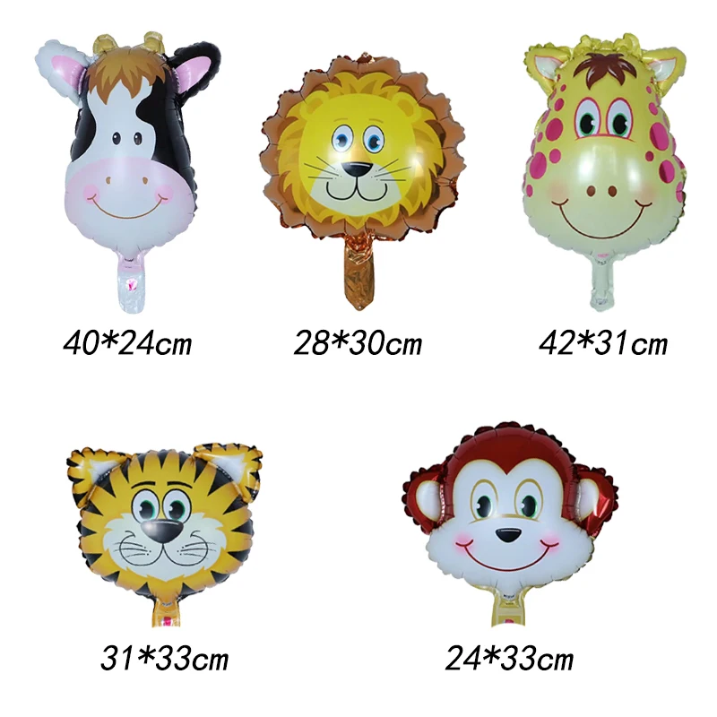 Набор воздушных шаров из фольги с цифрами 0-9 6 шт.