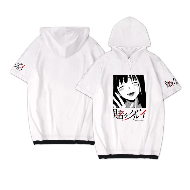 

Японские азартные игры в аниме, унисекс толстовки с капюшоном с принтом в строительстве джабами юмеко, верхняя одежда для улицы