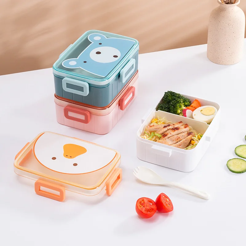 

Lunch Box Cartoon Cold Lunch Box Students Canteen Hit Lunch Box Fat Reduction Light Meal Box Fruit Salad Box Commuters Bento Box