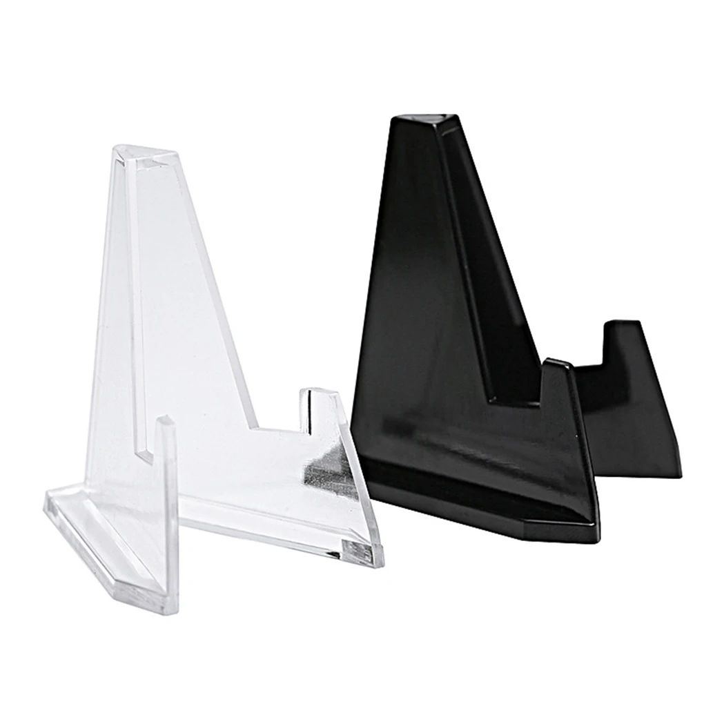 

12 Pcs Display Stand Clear Easel Stands Multifunctional Coins Displaying