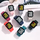 Смарт-часы светодиодные электронные, водонепроницаемые, С Пульсометром