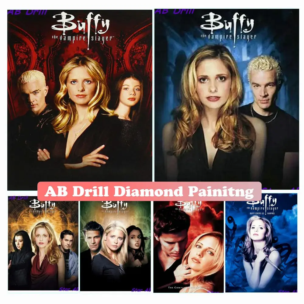 

5D Diamond Mosaic Painting Kits Buffy The Vampire Slayer Diy AB Full Drill Picture Embroidery Crafts Art Cross Stitch Home Decor