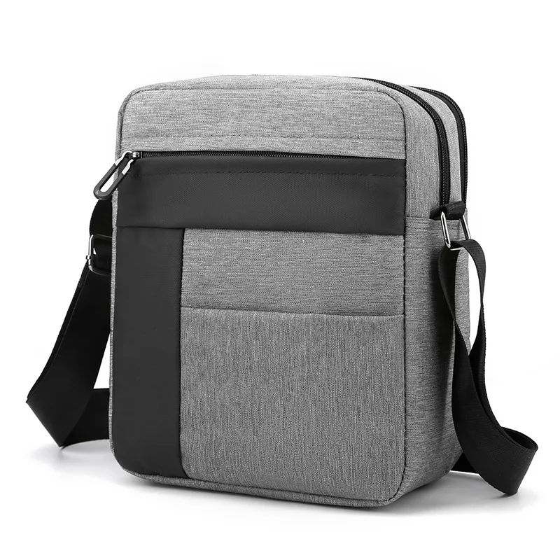 

Сумка-мессенджер мужская из ткани «Оксфорд», модная Водонепроницаемая сумочка на плечо, чемоданчик кросс-боди для работы/путешествий