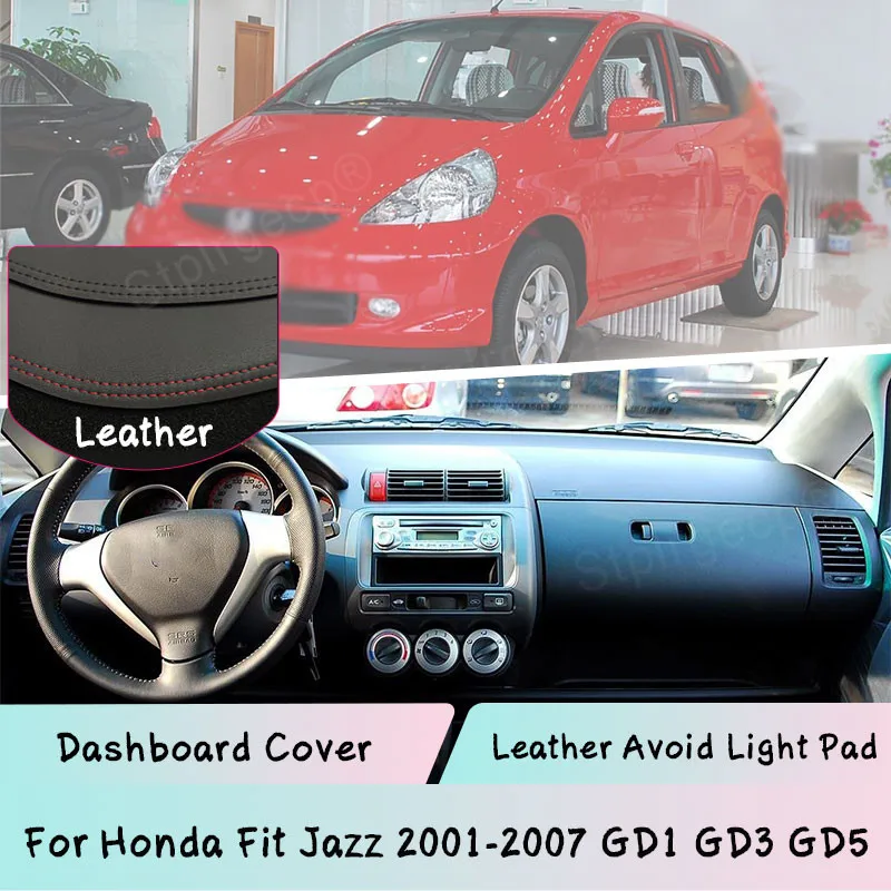 

Кожаный коврик для приборной панели Honda Fit Jazz 2001-2007 GD1 GD3 GD5