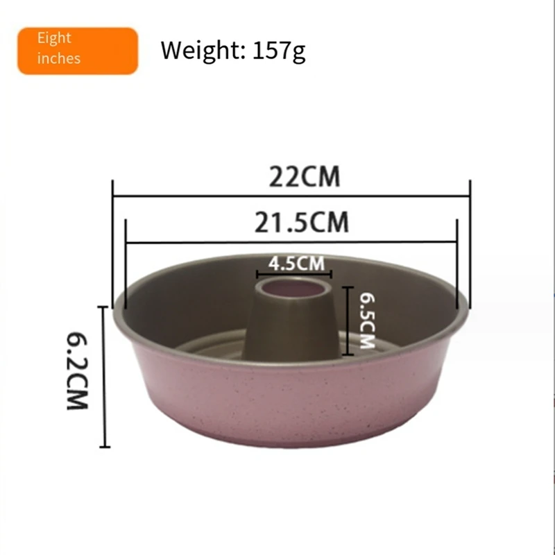 Шифоновая форма для торта с изображением ангела розовая посыпчатая круглая