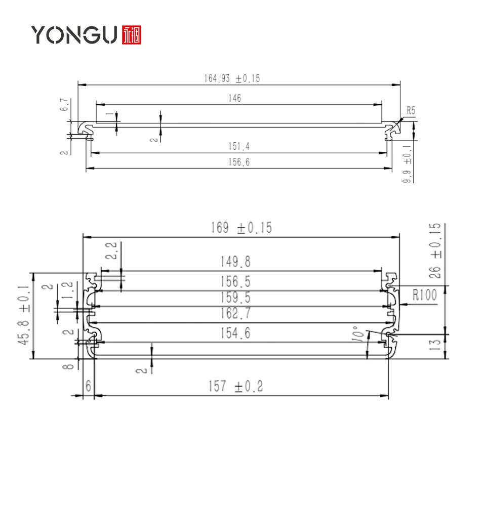 Корпус для сплит-экструдированных алюминиевых профилей сварочное оборудование