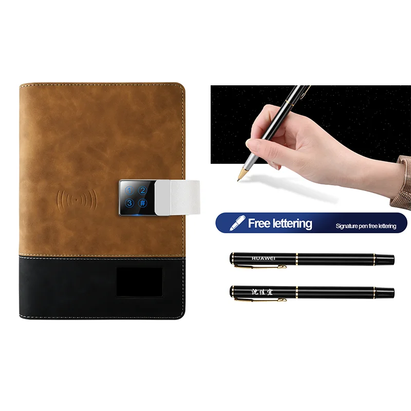 Блокнот A5 Smart Technology с цифровой блокировкой и блоком питания |