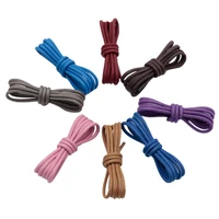 coolstring 3mm thiny round shape waterproof waxed laces 100 cotton easy decorations many hued swimming pants waist ropes zapato