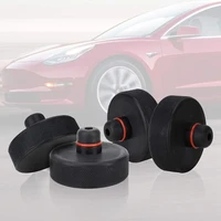 1pcs rubber lifting jack pad adapter tool chassis case for tesla model 3 model s model x jack lift point support car accessories