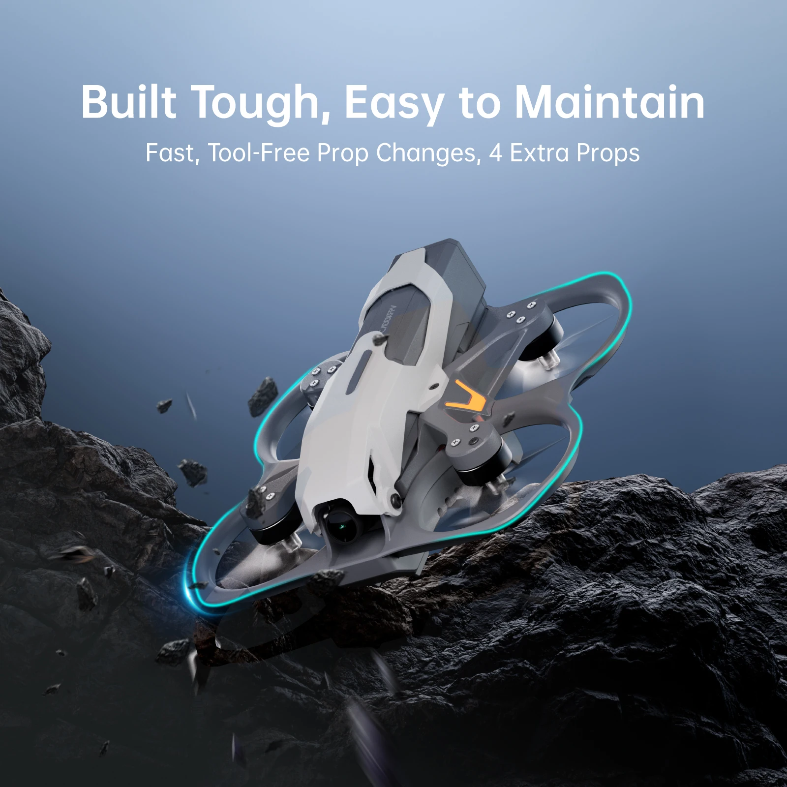 Фото CADDXFPV Protos 1.6-дюймовый бесщеточный квадрокоптер Whoop с комплектом VTX Ascent Lite, профессиональный мини-дрон для FPV-гонок на радиоуправлении №4