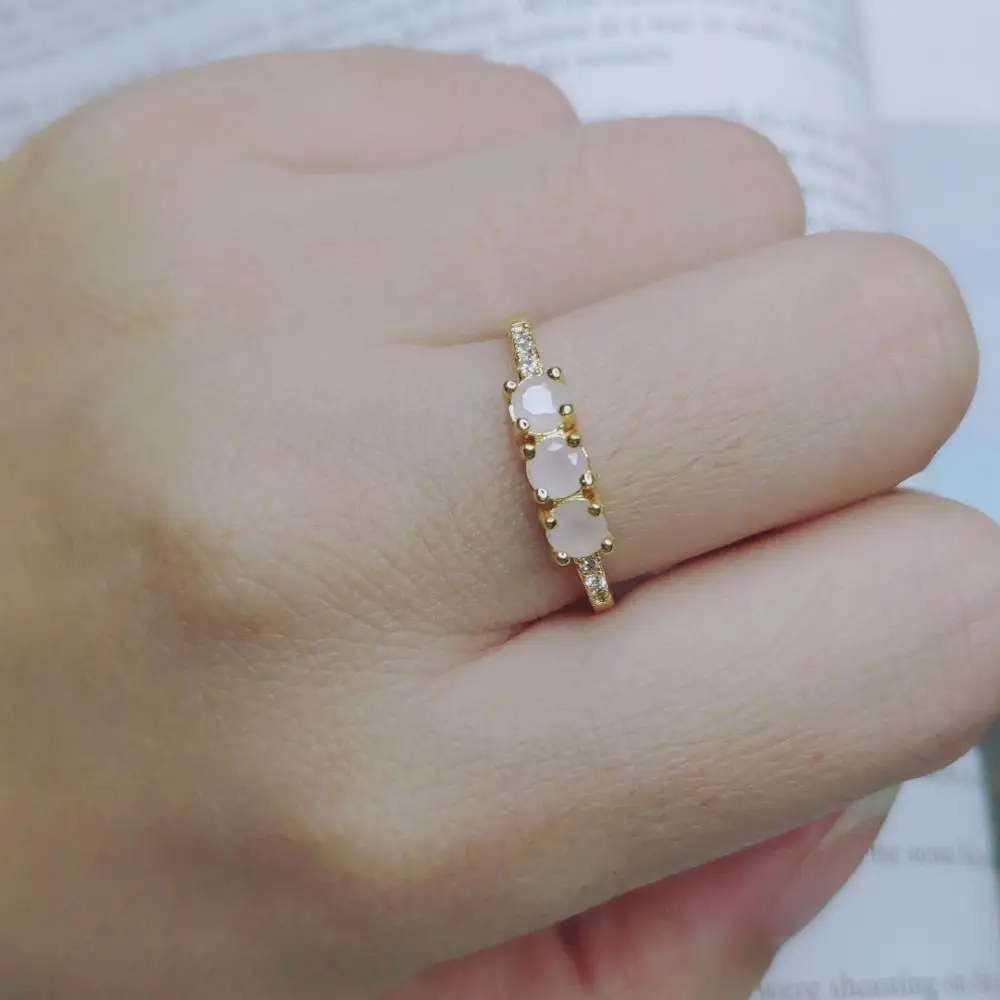 Кольца ZHOUYANG для женщин уникальные милые разноцветные кольца из искусственного